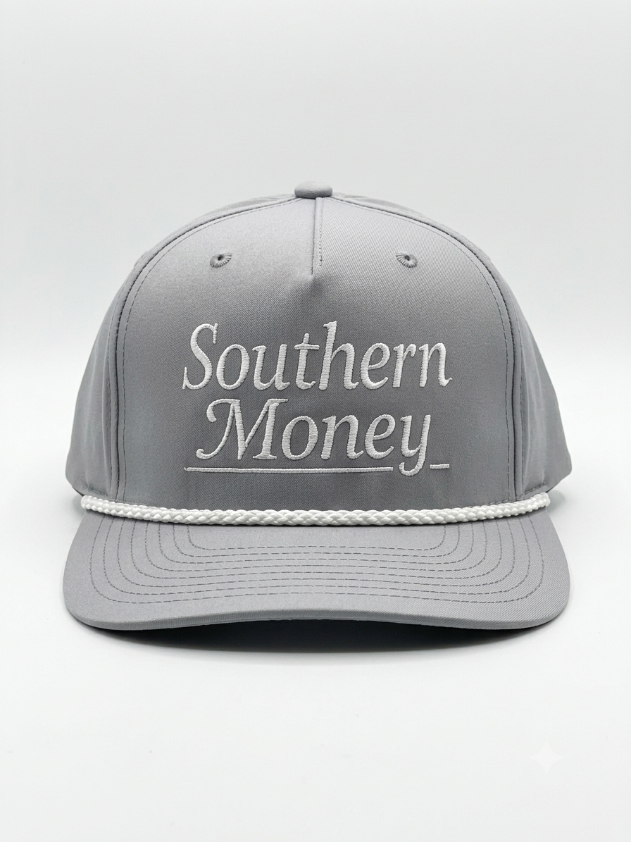 Light Gray / White Rope Hat